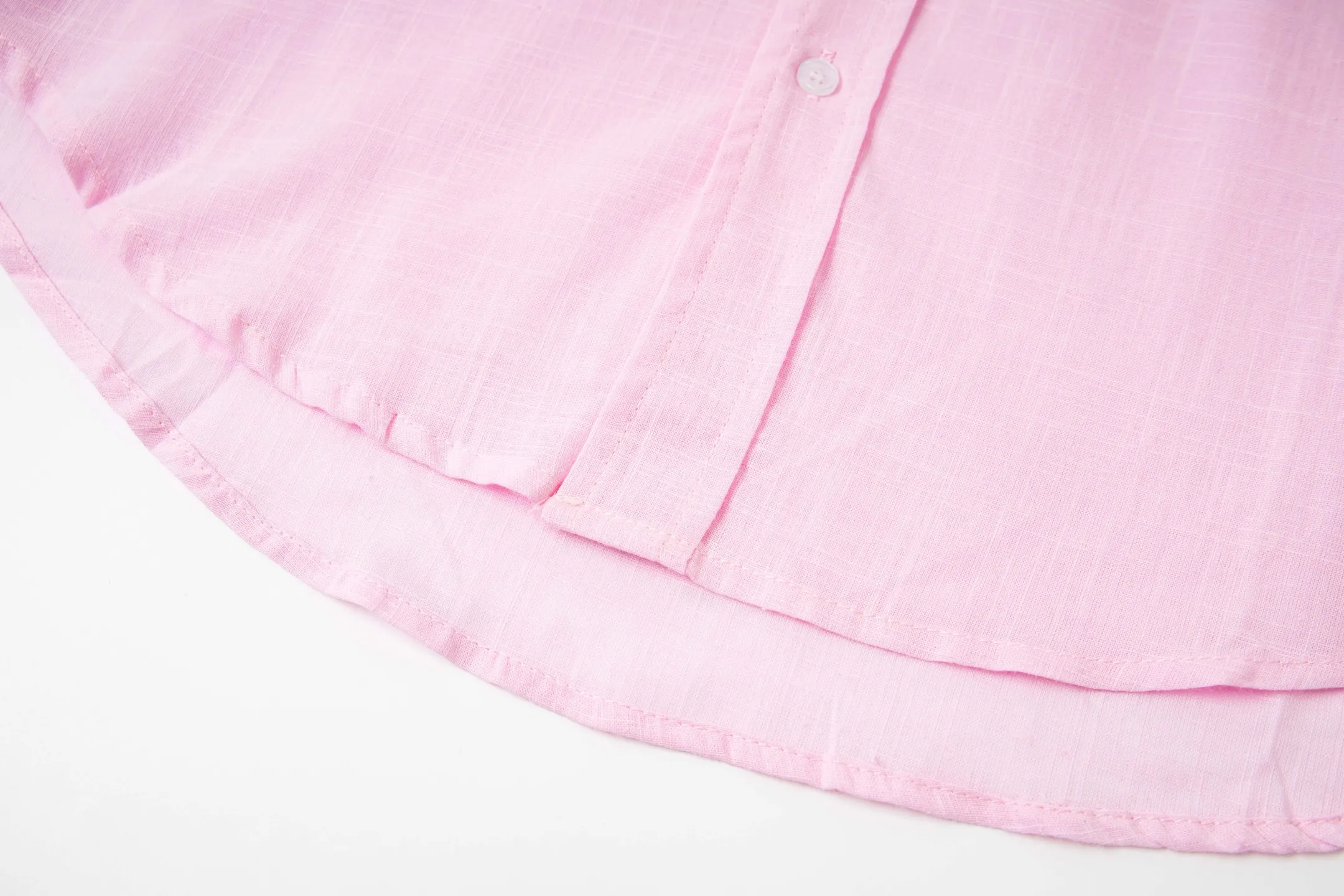 P220 Style number: Y217 Ralph Lauren pony logo linen embroidered shirt Ralph Lauren pony logo cotton and linen shirt Internet celebrity versatile popular style sun protection-Korean style series-loose and suitable for traveling and taking photos📷Excellent style-strong control and slimming Color: White Pink Size: S M L XL